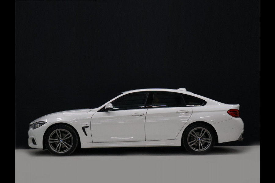 BMW 4 Serie Gran Coupé 420i M Sport [CAMERA, VOL LEDER, M-STUUR, PDC V+A, STOELVERWARMING, CRUISE CONTROL, CLIMATE CONTROL, BLUETOOTH, ELEKTRISCHE ACHTERKLEP, NIEUWSTAAT]