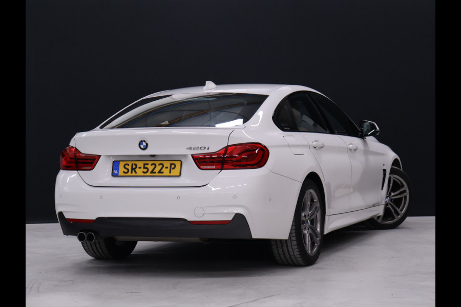 BMW 4 Serie Gran Coupé 420i M Sport [CAMERA, VOL LEDER, M-STUUR, PDC V+A, STOELVERWARMING, CRUISE CONTROL, CLIMATE CONTROL, BLUETOOTH, ELEKTRISCHE ACHTERKLEP, NIEUWSTAAT]