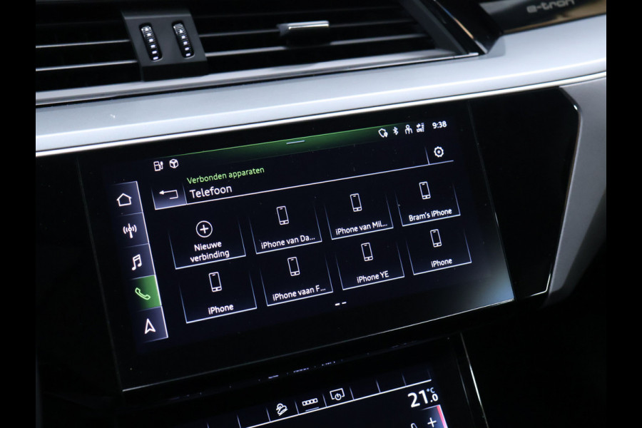 Audi e-tron 55 quattro edition 95 kWh Sport [LUCHTVERING, BLUETOOTH TELEFOON, PDC V+A, CRUISE CONTROL, CLIMATE CONTROL, LANE ASSIST, ELEKTRISCHE ACHTERKLEP, LED KOPLAMPEN, NIEUWSTAAT]