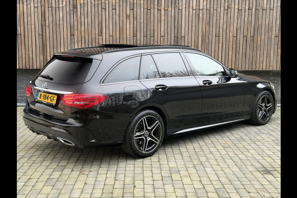 Mercedes-Benz C-Klasse Estate 180 AMG Automaat | Panorama | Leer | LED matrix | Sfeerverlichting | Apple CarPlay | 360°-camera | Night Pakket | DAB ont