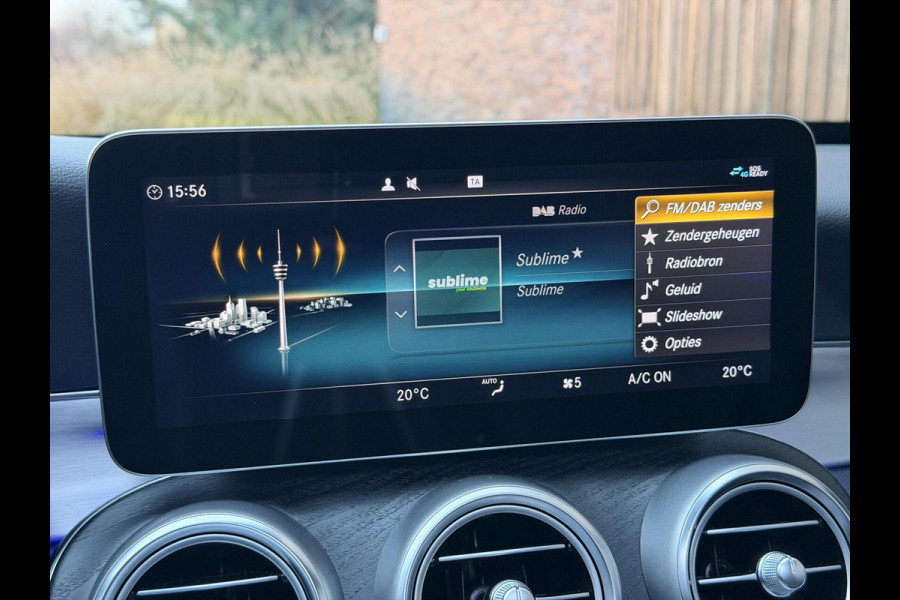Mercedes-Benz C-Klasse Estate 180 AMG Automaat | Panorama | Leer | LED matrix | Sfeerverlichting | Apple CarPlay | 360°-camera | Night Pakket | DAB ont