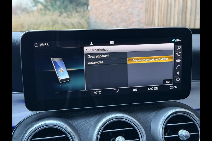 Mercedes-Benz C-Klasse Estate 180 AMG Automaat | Panorama | Leer | LED matrix | Sfeerverlichting | Apple CarPlay | 360°-camera | Night Pakket | DAB ont
