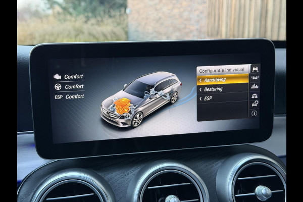 Mercedes-Benz C-Klasse Estate 180 AMG Automaat | Panorama | Leer | LED matrix | Sfeerverlichting | Apple CarPlay | 360°-camera | Night Pakket | DAB ont