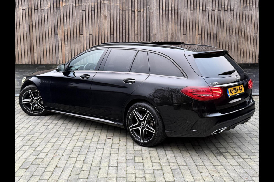 Mercedes-Benz C-Klasse Estate 180 AMG Automaat | Panorama | Leer | LED matrix | Sfeerverlichting | Apple CarPlay | 360°-camera | Night Pakket | DAB ont