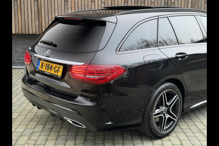 Mercedes-Benz C-Klasse Estate 180 AMG Automaat | Panorama | Leer | LED matrix | Sfeerverlichting | Apple CarPlay | 360°-camera | Night Pakket | DAB ont