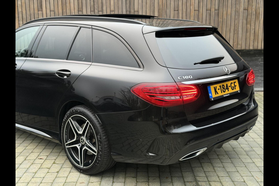 Mercedes-Benz C-Klasse Estate 180 AMG Automaat | Panorama | Leer | LED matrix | Sfeerverlichting | Apple CarPlay | 360°-camera | Night Pakket | DAB ont