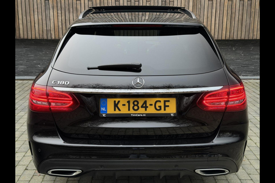Mercedes-Benz C-Klasse Estate 180 AMG Automaat | Panorama | Leer | LED matrix | Sfeerverlichting | Apple CarPlay | 360°-camera | Night Pakket | DAB ont