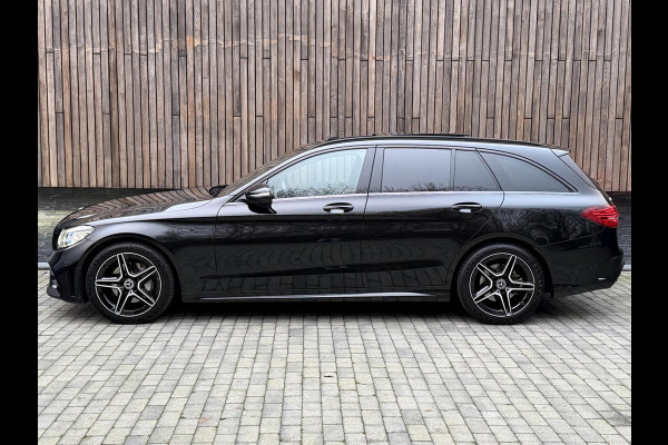 Mercedes-Benz C-Klasse Estate 180 AMG Automaat | Panorama | Leer | LED matrix | Sfeerverlichting | Apple CarPlay | 360°-camera | Night Pakket | DAB ont