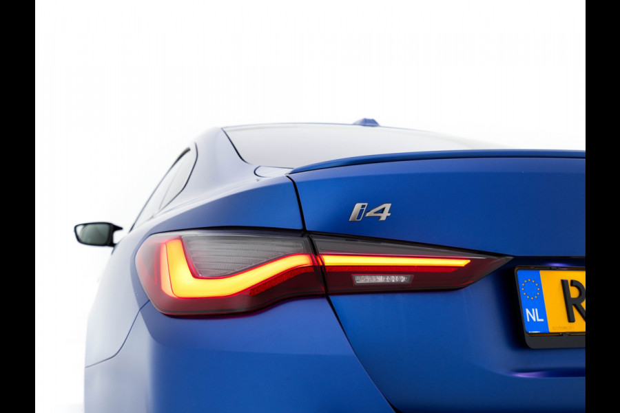 BMW i4 M50 M-Sportpack High Executive 84 kWh [ 3-Fase ] {SOH-97%} (INCL-BTW) *LUXURY-LEATHER | HARMAN/KARDON | ADAPTIVE-CRUISE | HEAD-UP | LASER-LED | BLIND-SPOT | TOP-VIEW | HEATED-SPORTSEATS | DAB+ | WIDE-COCKPIT | AMBIENT-LIGHT | NAVI-FULLMAP | ...