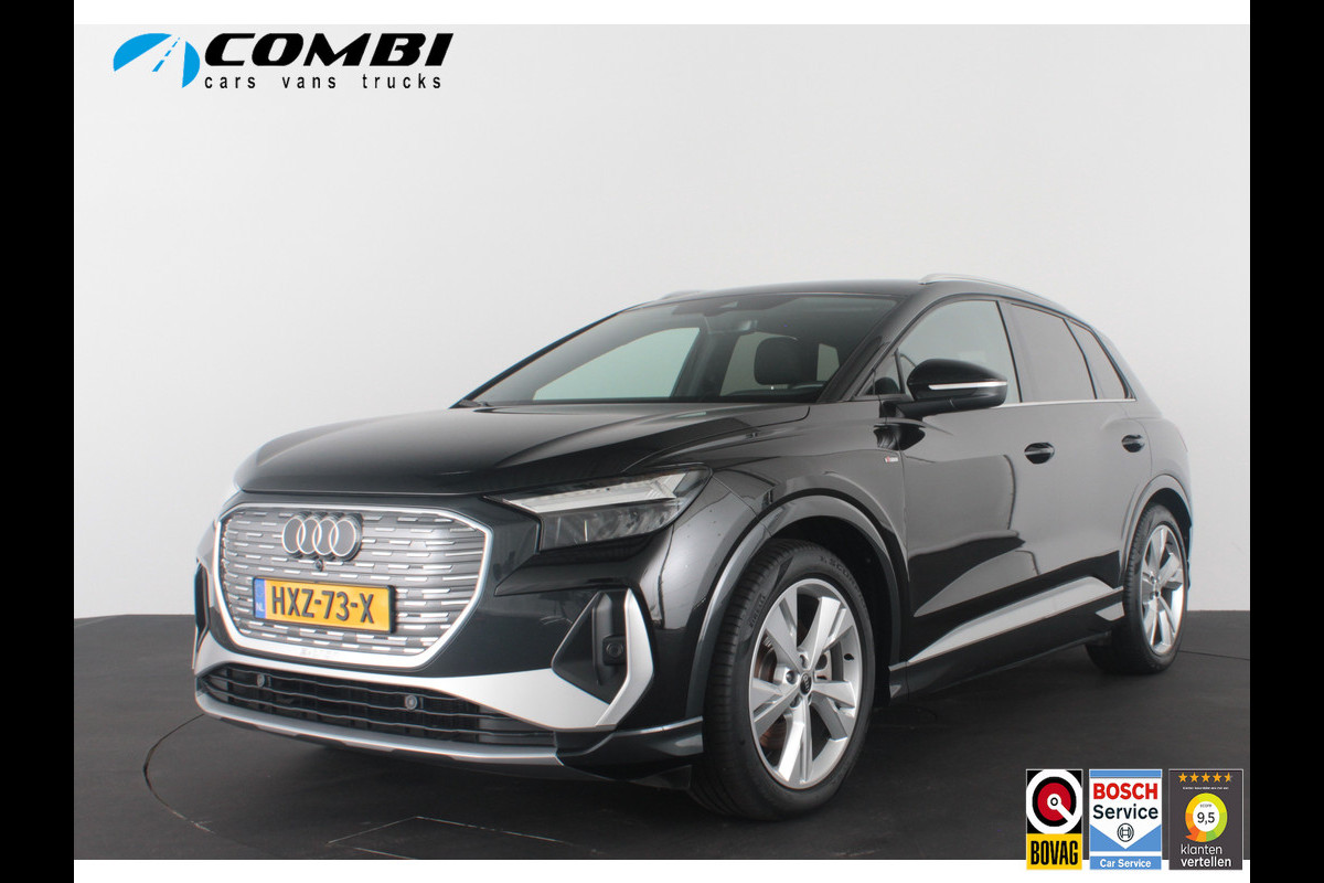 Audi Q4 e-tron 40 82 kWh S line > Camera/ Adaptief Cruise control/Stoelverwarming...