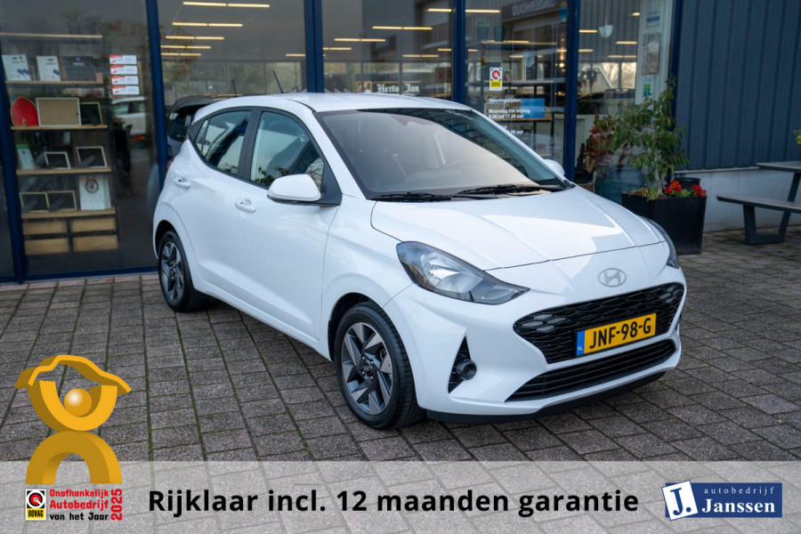 Hyundai i10 1.0 Trend 5-zits|Prijs rijklaar incl. 12 mnd garantie|Carplay stoel en stuurverwarming camera DAB parkeersensor achter