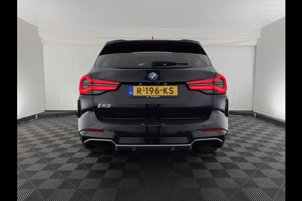 BMW iX3 Executive 80 kWh M-Sportpack Shadow-Line [ 3-Fase ] {SOH- (INCL-BTW) Aut. *PANO | LEATHER | ADAPTIVE-CRUISE | FULL-LED | BLIND-SPOT | DIGI-COCKPIT | HEATED-COMFORTSEATS | CAMERA | DAB+ | NAVI-FULLMAP | 19''ALU*
