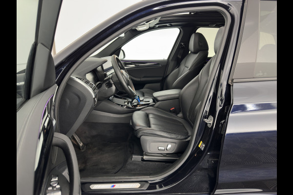 BMW iX3 Executive 80 kWh M-Sportpack Shadow-Line [ 3-Fase ] {SOH- (INCL-BTW) Aut. *PANO | LEATHER | ADAPTIVE-CRUISE | FULL-LED | BLIND-SPOT | DIGI-COCKPIT | HEATED-COMFORTSEATS | CAMERA | DAB+ | NAVI-FULLMAP | 19''ALU*
