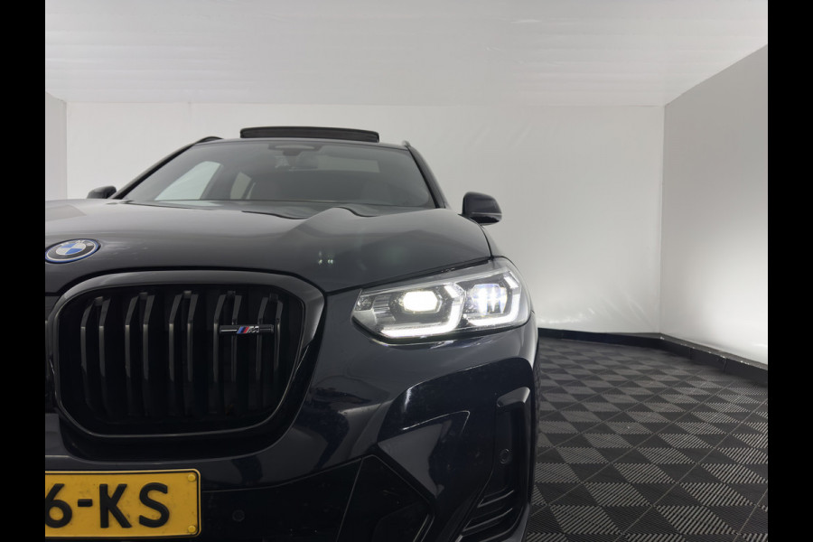 BMW iX3 Executive 80 kWh M-Sportpack Shadow-Line [ 3-Fase ] {SOH- (INCL-BTW) Aut. *PANO | LEATHER | ADAPTIVE-CRUISE | FULL-LED | BLIND-SPOT | DIGI-COCKPIT | HEATED-COMFORTSEATS | CAMERA | DAB+ | NAVI-FULLMAP | 19''ALU*