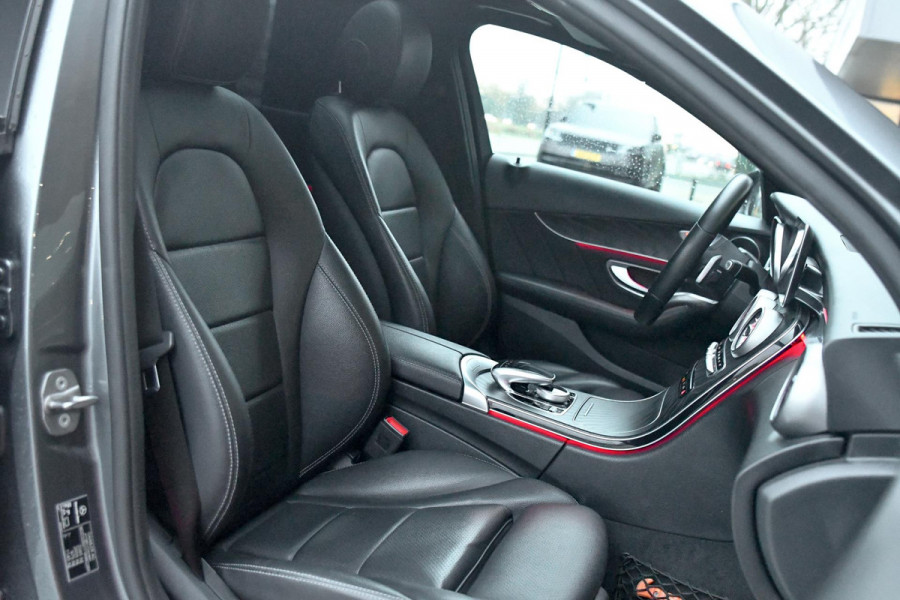 Mercedes-Benz C-Klasse 200 AMG Night ed. Pano, ACC, Keyless, Leder, Camera, Sfeer, Dodeh, CarPlay!