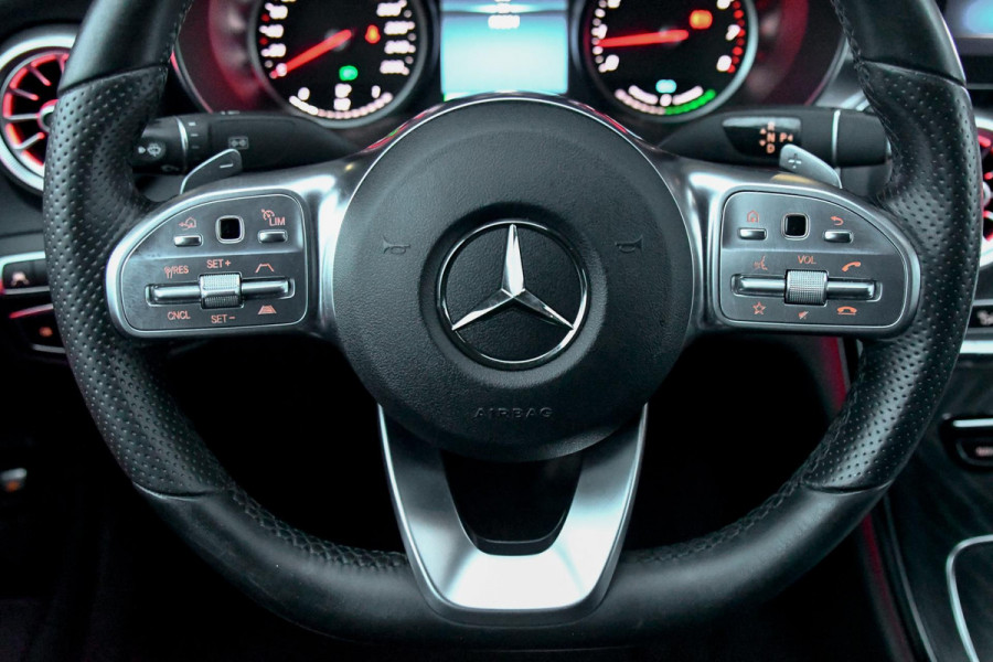 Mercedes-Benz C-Klasse 200 AMG Night ed. Pano, ACC, Keyless, Leder, Camera, Sfeer, Dodeh, CarPlay!