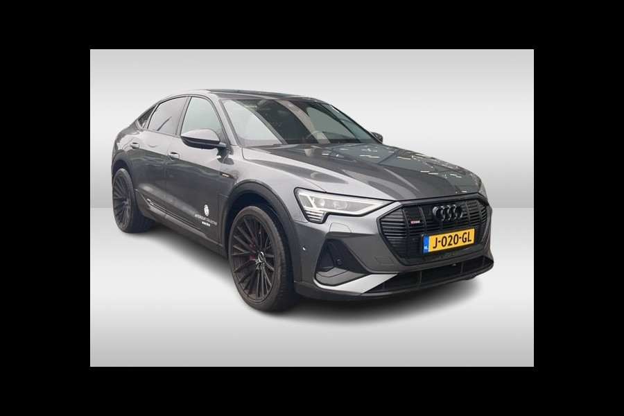 Audi e-tron Sportback 50 quattro S edition 71 kWh / SOH 94,4% / Trekhaak / Panoramadak / Camera / Luchtvering / 20'' / Leder&Alcantara / DAB / ACC / Navigatie / Stoelverwarming