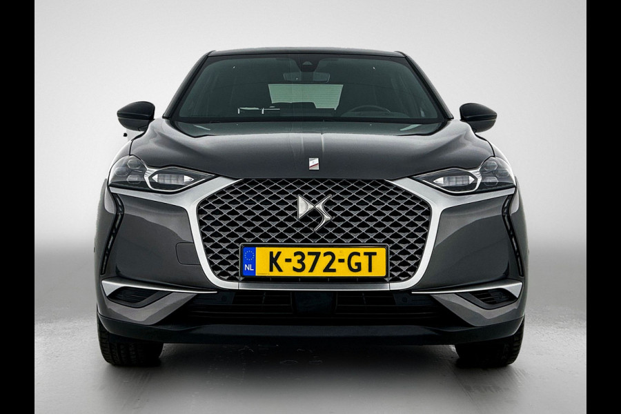DS DS 3 Crossback E-Tense Executive 50 kWh / 100% Elektrisch / 100% Stijlvol / Cruise ctr. / Lm velg. / Airco-ecc / Navigatie / DAB / Privacy Glass / Achteruitrijcamera met 180° Vision + parkeersensoren vóór en achter / Apk 05-2027