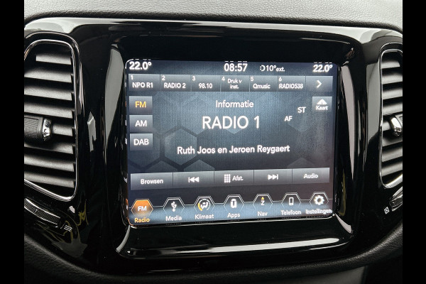 Jeep Compass 1.4 MultiAir Night Eagle(NL-auto, Goed OnderH, Navi, Camera, Parkeersensoren, Leer, Cruise Con, Climate Con, Etc)