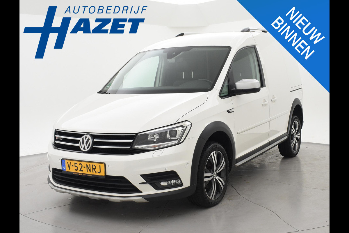 Volkswagen Caddy ALLTRACK 2.0 TDI 4MOTION 4X4 + 2X SCHUIFDEUR | ACC | LED | CAMERA | LEDER | STANDKACHEL | CARPLAY | TREKHAAK