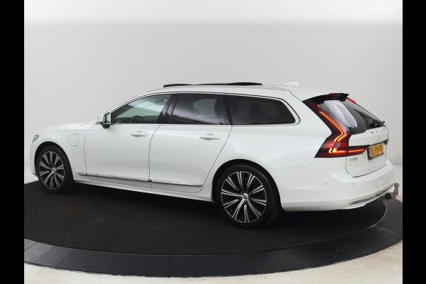 Volvo V90 2.0 T6 AWD Inscription Plug In | Panoramadak | Leder | Stoel & stuurverwarming | Trekhaak | Camera | Adaptive cruise | Carplay | Achterbankverwarming | 19'' | Harman/Kardon | PHEV