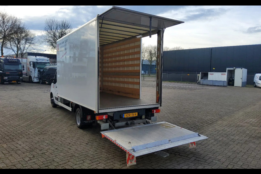 Renault Master 165.35 BAK-KLEP DUBBELLUCHT - EURO 6 - LAADBAK INW. 4.40 METER - TREKHAAK - VZR-15-H