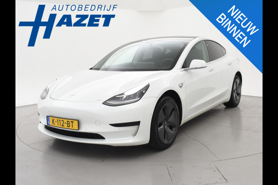 Tesla Model 3 60 kWh RWD *BTW* + LEDER | AUTOPILOT | PANORAMA | 3 CAMERA'S | PRIVACY GLASS