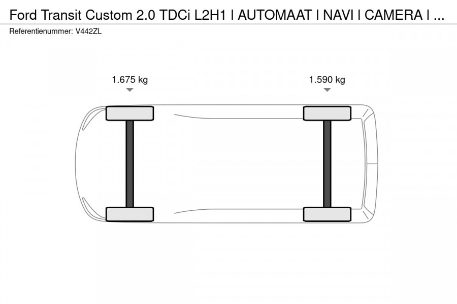 Ford Transit Custom 2.0 TDCi L2H1 l AUTOMAAT l NAVI l CAMERA l PDC l CRUISE CONTROL