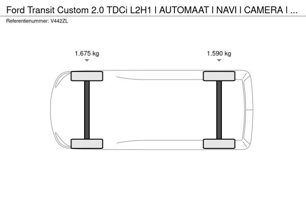 Ford Transit Custom 2.0 TDCi L2H1 l AUTOMAAT l NAVI l CAMERA l PDC l CRUISE CONTROL