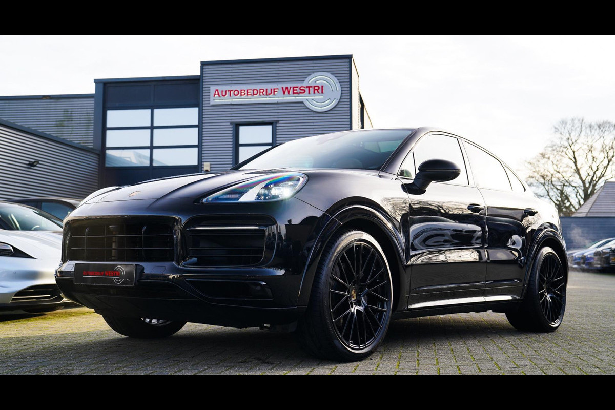 Porsche Cayenne Coupé 3.0 E-Hybrid Platinum Edition | Sport Design | Massage | Adaptieve cruise | Dealer onderhouden | 22 inch |