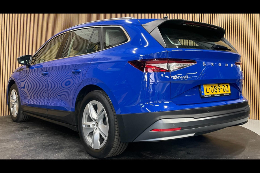 Škoda ENYAQ iV 80|GROTE ACCU|93%SOH|PANO|LEDER|ANDROID/APPLE CARPLAY|CAMERA|NAVI|STOEL+STUURVERWARMING|NL-AUTO|NAP|1e EIG|IN.BTW|