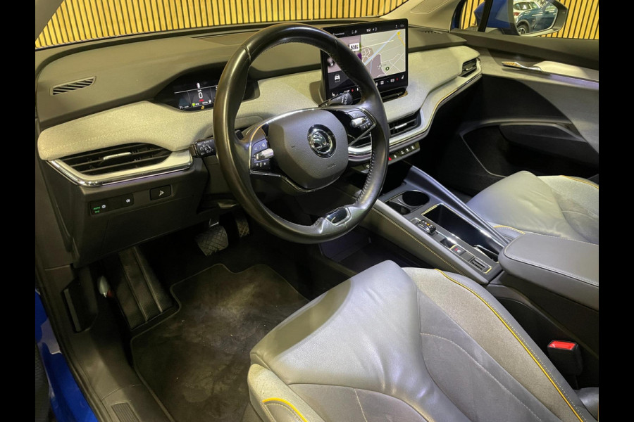 Škoda ENYAQ iV 80|GROTE ACCU|93%SOH|PANO|LEDER|ANDROID/APPLE CARPLAY|CAMERA|NAVI|STOEL+STUURVERWARMING|NL-AUTO|NAP|1e EIG|IN.BTW|