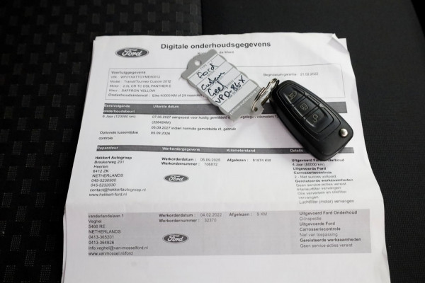 Ford Transit Custom 2.0 TDCI L2H1 Trend Airco/Camera/Trekhaak 2800kg 03-2022