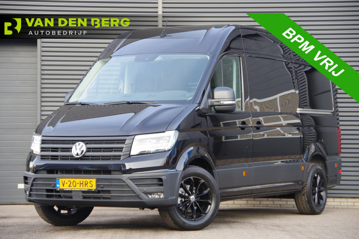 Volkswagen Crafter 35 2.0 TDI L3H3 177PK AUT. 2X SCHUIFDEUR, LED, TREKHAAK, STOELVERWARMING, CAMERA, NAVI, CRUISE, AIRCO, PARKEERSENSOREN, NIEUW!