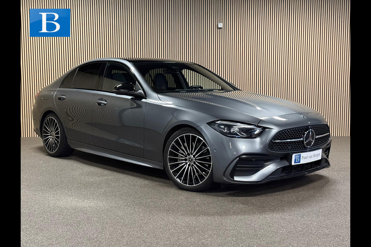 Mercedes-Benz C-Klasse 180 AMG STYLING-PANORAMA-NIGHT-DODEHOEK-CAMERA-COMPLEET