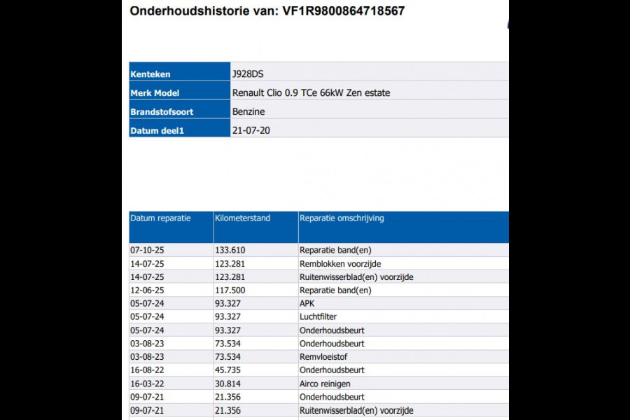 Renault Clio Estate 0.9 TCe Zen 90PK / Trekhaak / Pdc. / Airco / Navigatie / Radio multimedia / Apk 07-2026