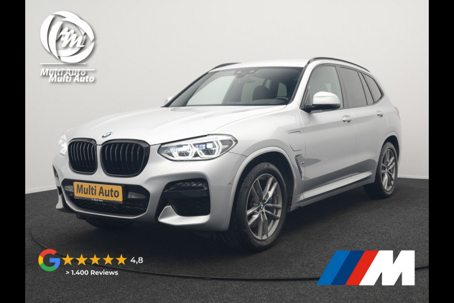 BMW X3 xDrive30e M Sport Plug In Hybrid 293pk Dealer O.H. PHEV | Trekhaak Af Fabriek | Head Up | Sportstoelen Verwarmd | Apple Carplay | Keyless | Blis | Sfeerverlichting | Virtual | Navigatie | DAB |