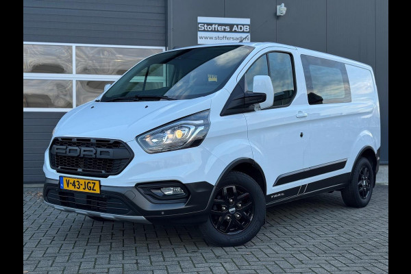 Ford Transit Custom 2.0 TDCI 130pk L1H1 DC Trail | Trekhaak | Navi | Leder | Camera | Winterpack | CarPlay | DAB | 16 inch | 6pers