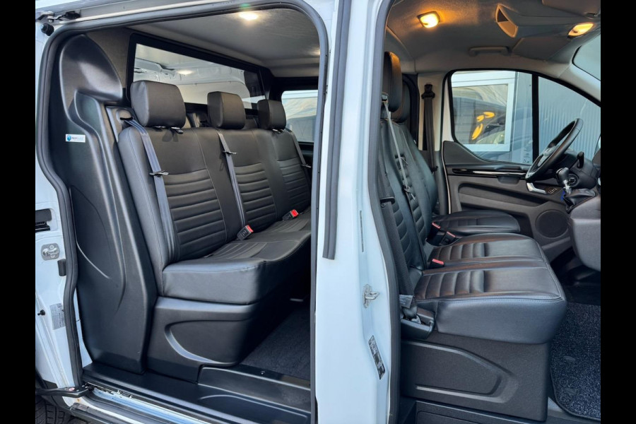 Ford Transit Custom 2.0 TDCI 130pk L1H1 DC Trail | Trekhaak | Navi | Leder | Camera | Winterpack | CarPlay | DAB | 16 inch | 6pers