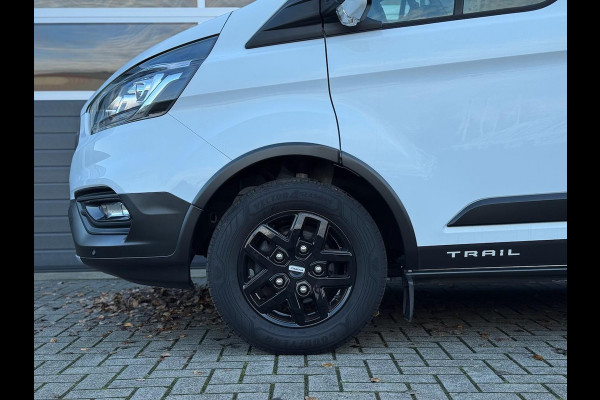 Ford Transit Custom 2.0 TDCI 130pk L1H1 DC Trail | Trekhaak | Navi | Leder | Camera | Winterpack | CarPlay | DAB | 16 inch | 6pers