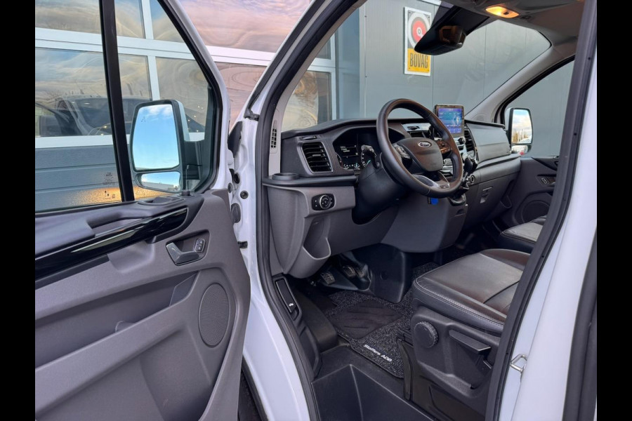 Ford Transit Custom 2.0 TDCI 130pk L1H1 DC Trail | Trekhaak | Navi | Leder | Camera | Winterpack | CarPlay | DAB | 16 inch | 6pers