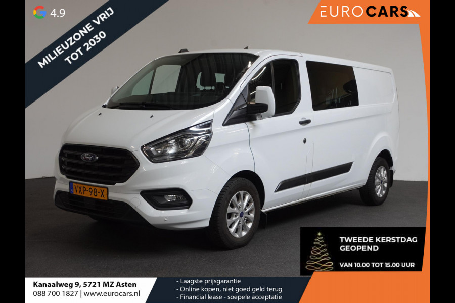 Ford Transit Custom 300 2.0 TDCI L2H1 Trend Dubbele Cabine Automaat Airco Navi Cruise Trekhaak