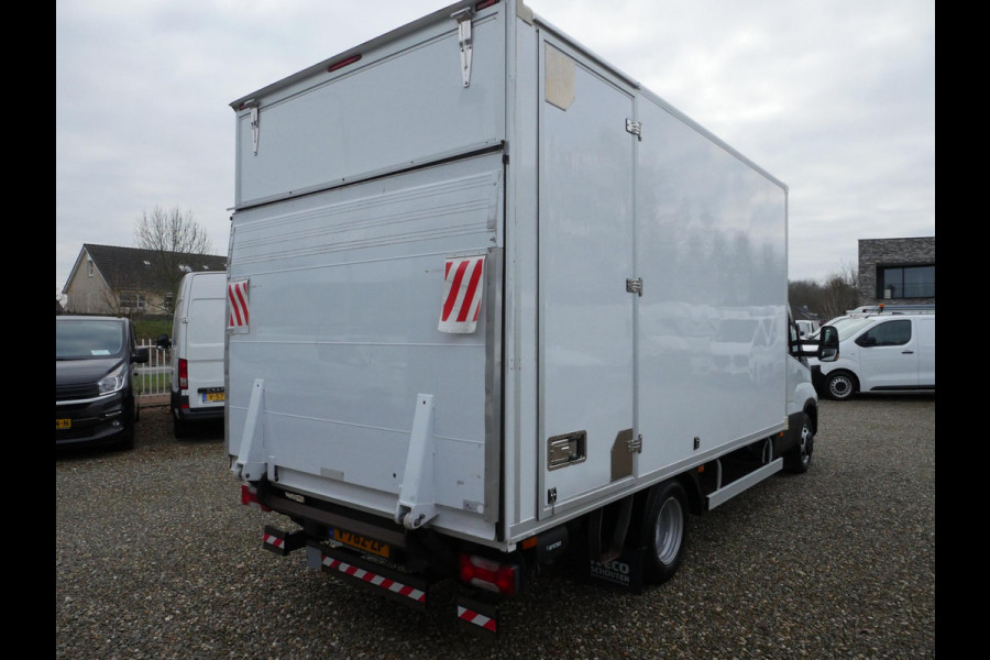 Iveco Daily 35C14 2.3 140PK, Airco, Dubbel lucht, Laadbak: L*B*H = 424*211*220 / Lading vastzetrail op 110 cm, Zijdeur rechtsachter, Laadklep Anteo 800 KG, Plateau van 160 cm, Met afstandsbediening en rolstops