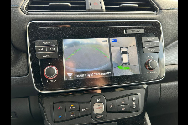 Nissan Leaf N-Connecta 40kWh Navi Ecc 360°Camera Adap.Cruise Pdc Keyless Blindspot Apple Carplay Android Auto Stoel+Stuurverwarming DAB Bluetooth Lmv Privacyglas Zeer compleet!
