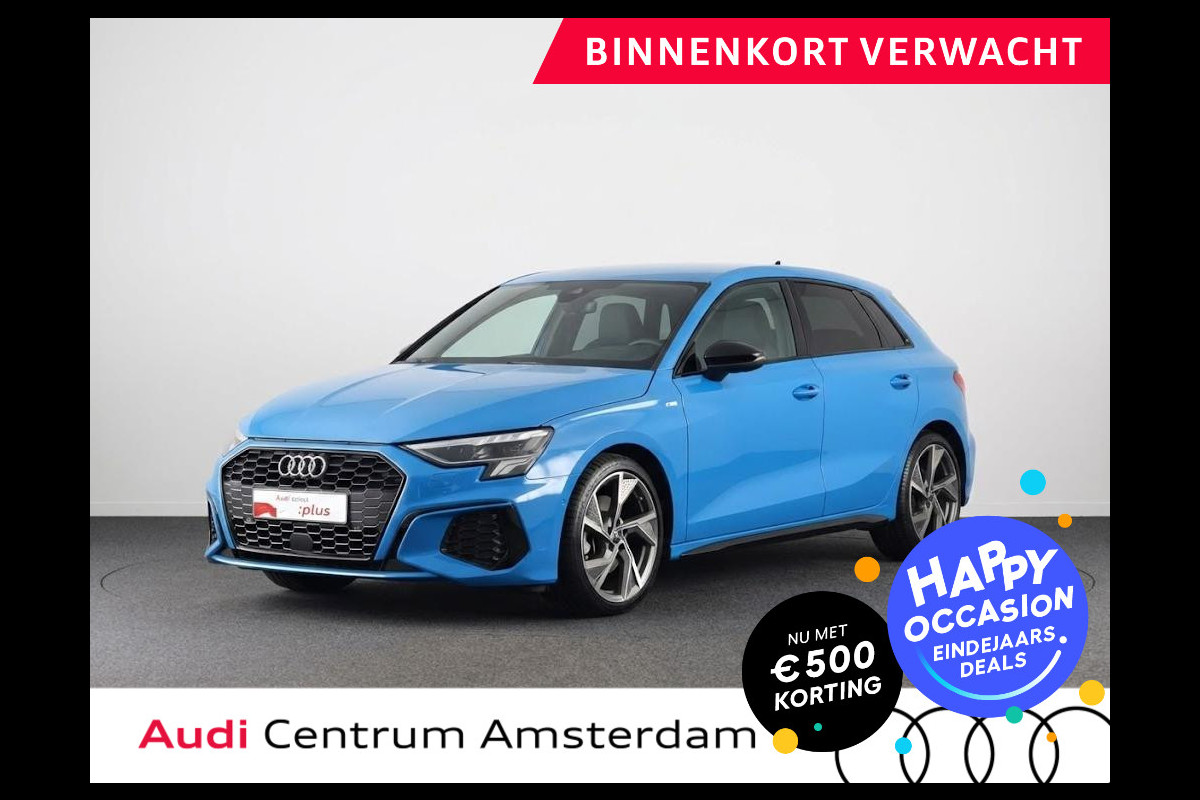 Audi A3 Sportback 35 TFSI S edition 150pk | Navigatie | Verwarmbare sportstoelen | Full Led koplampen | Alcantara bekleding