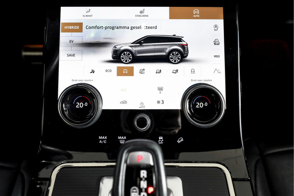 Land Rover Range Rover Evoque 1.5 P300e AWD R-Dynamic HSE - Automaat | Pano | Dig. Cockpit | Adapt. Cruise | Elek. Stoel | Stoelverw. | Meridian Sound | PDC | Camera | NAV + App. Connect | ECC | DAB | Elek. Klep | LM 20" |
