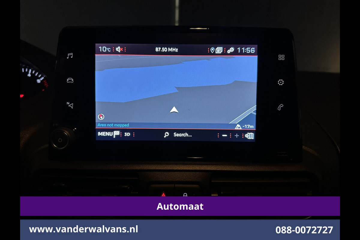 Peugeot Partner 1.5 BlueHDI 131pk Automaat L1H1 Euro6 Airco | 3-Zits | Navigatie | Apple Carplay Android Auto, Parkeersensoren
