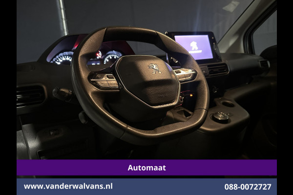 Peugeot Partner 1.5 BlueHDI 131pk Automaat L1H1 Euro6 Airco | 3-Zits | Navigatie | Apple Carplay Android Auto, Parkeersensoren
