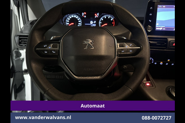 Peugeot Partner 1.5 BlueHDI 131pk Automaat L1H1 Euro6 Airco | 3-Zits | Navigatie | Apple Carplay Android Auto, Parkeersensoren