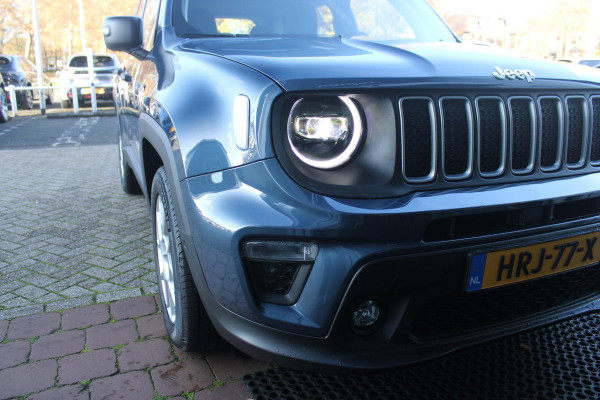 Jeep Renegade 1.5T 130PK e-Hybrid ALTITUDE | DRAADLOZE APPLE CARPLAY/ANDROID AUTO | PANORAMISCH SCHUIF/KANTEL DAK | FULL LED KOPLAMPEN | DODEHOEK DETECTIE | ADAPTIVE CRUISE CONTROL | LICHTMETALEN VELGEN 17" | ACHTERUITRIJ CAMERA | DAB+ RADIO | NAVIGATIE | PARKEERSENSOREN VOOR + ACHTER | AUTOMATISCH INPARKEREN | KEYLESS ENTRY/START | GETINTE RUITEN |